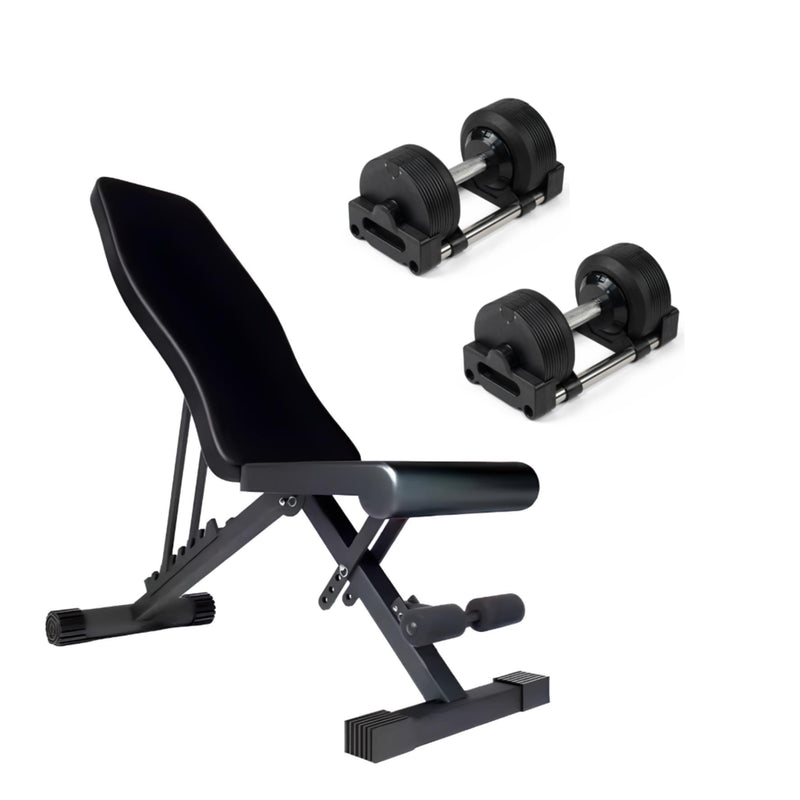 20kg Adjustable Dumbbells Pair with 1kg Increments