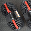 24kg Adjustable Dumbbells Pair