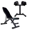 24kg Adjustable Dumbbells Pair with 2kg Increments
