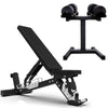 24kg Adjustable Dumbbells Pair with 2kg Increments