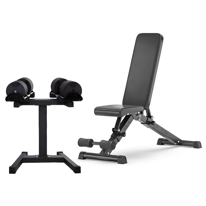 24kg Adjustable Dumbbells Pair with 2kg Increments