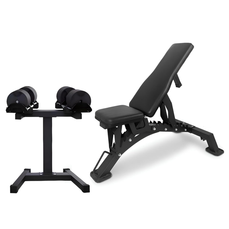 24kg Adjustable Dumbbells Pair with 2kg Increments