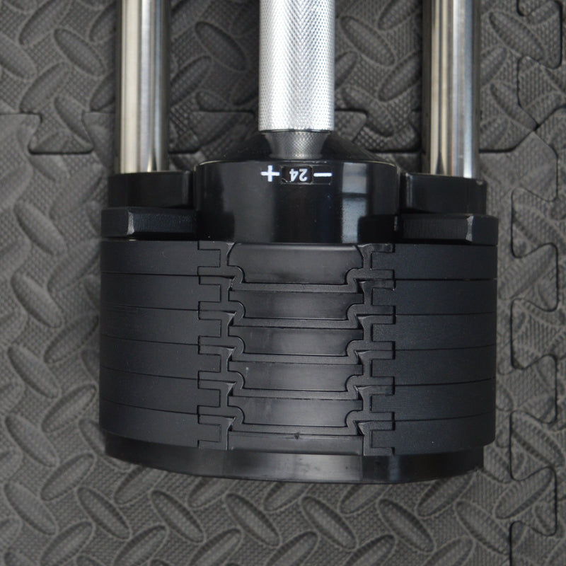 24kg Adjustable Dumbbells pair with 4kg Increments
