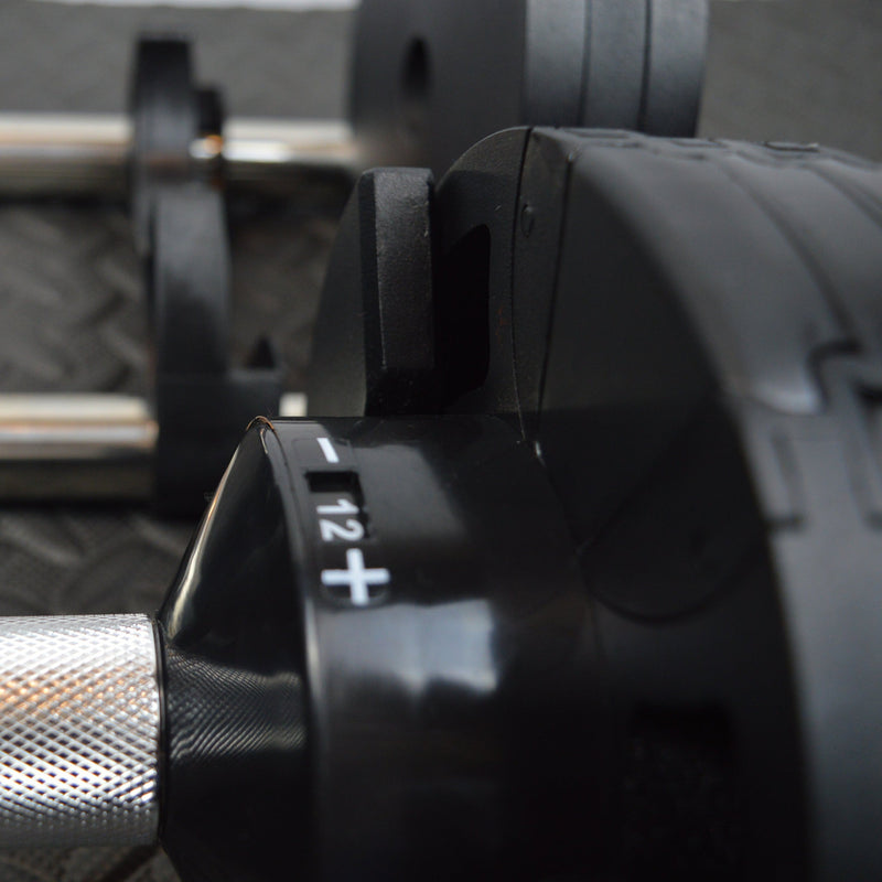 24kg Adjustable Dumbbells pair with 4kg Increments