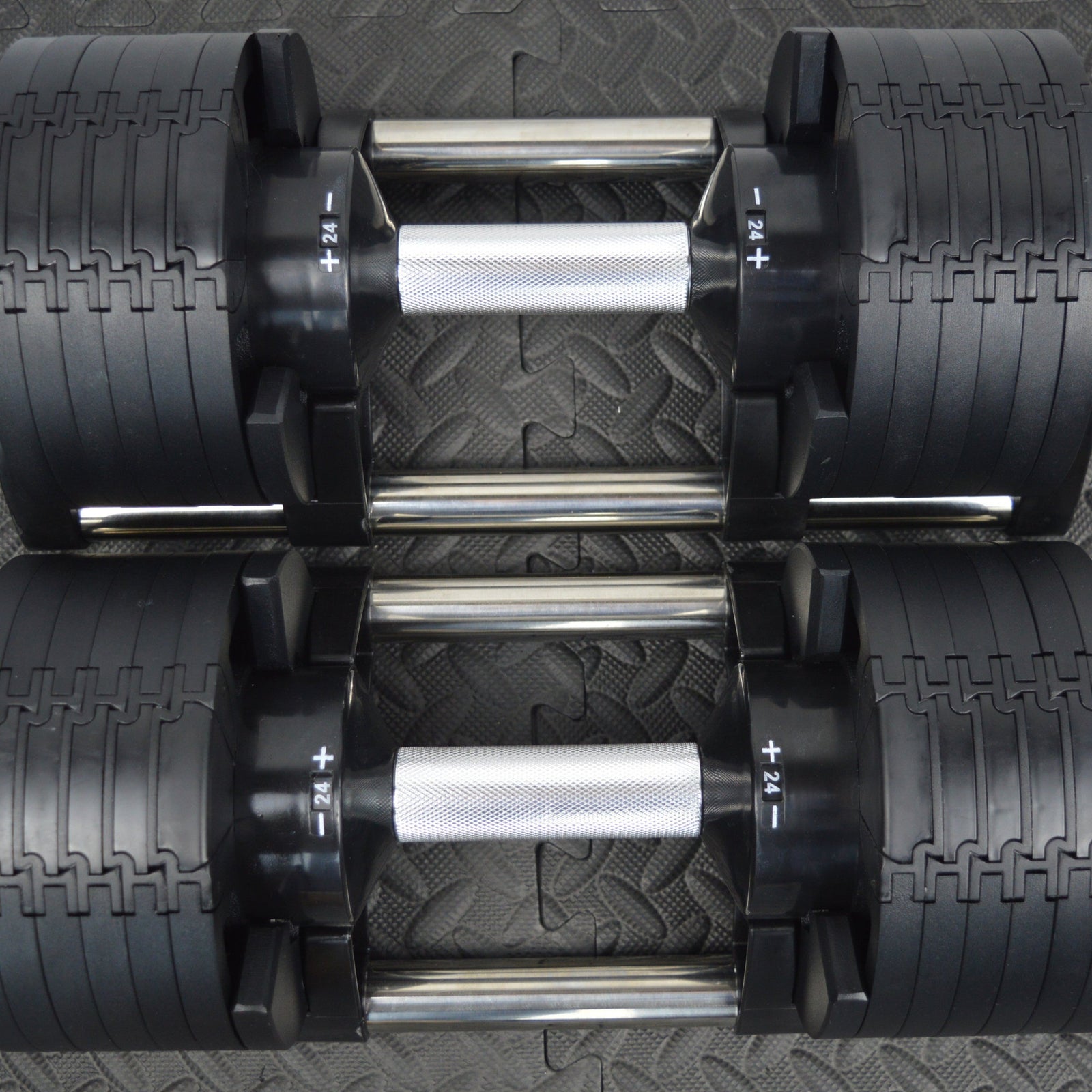 24kg Adjustable Dumbbells pair with 4kg Increments