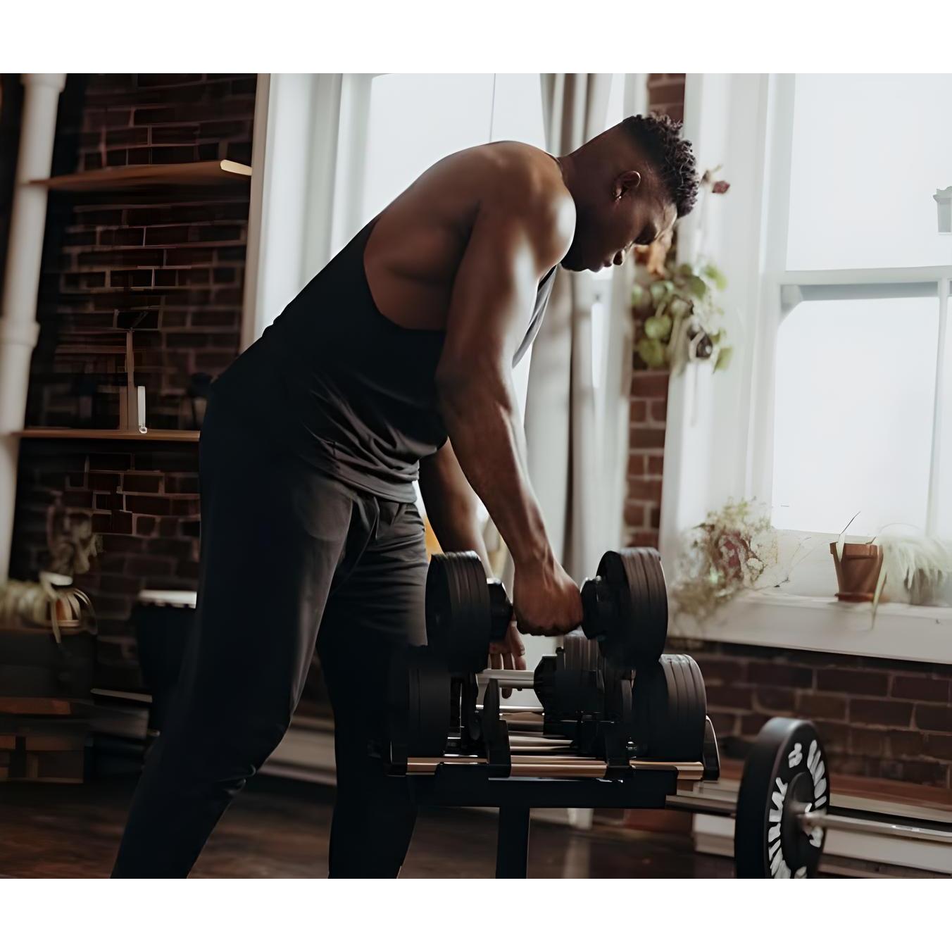 32kg Adjustable Dumbbell Pair 4kg Increments