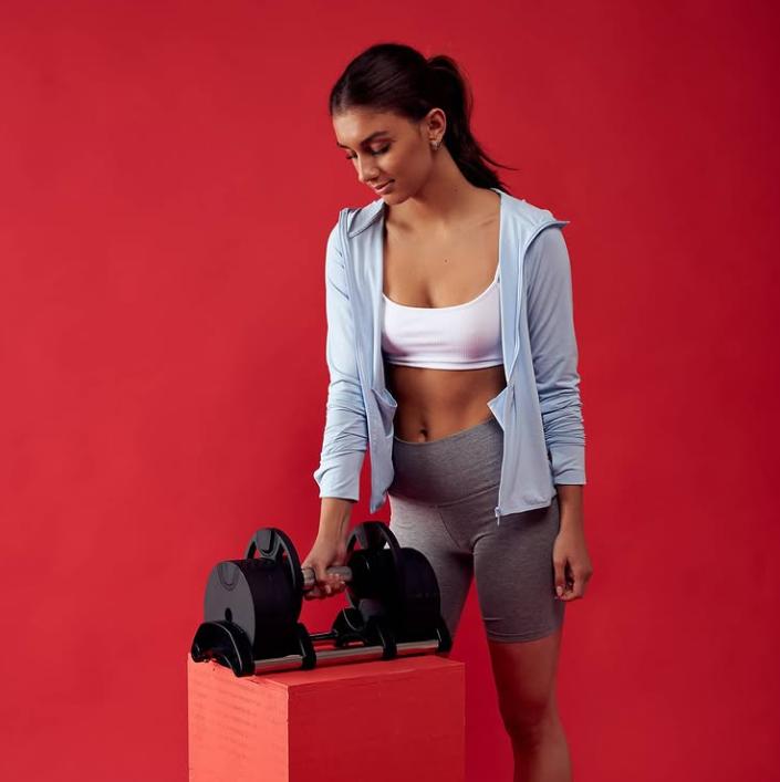 24kg Adjustable Dumbbells Pair with 2kg Increments