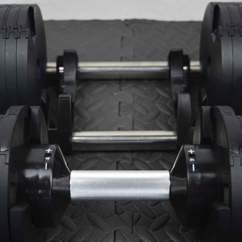 32kg Adjustable Dumbbell Pair 4kg Increments