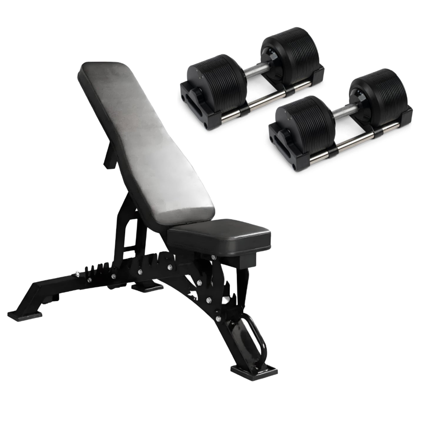 36kg Adjustable Dumbbells Pair with 1kg Increments