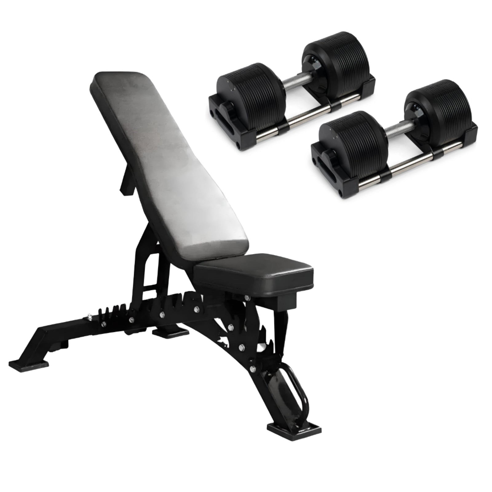 36kg Adjustable Dumbbells Pair with 1kg Increments