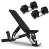 36kg Adjustable Dumbbells Pair with 1kg Increments