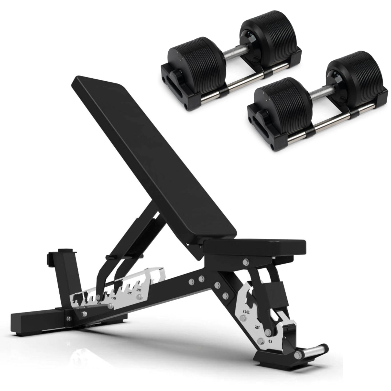 36kg Adjustable Dumbbells Pair with 1kg Increments