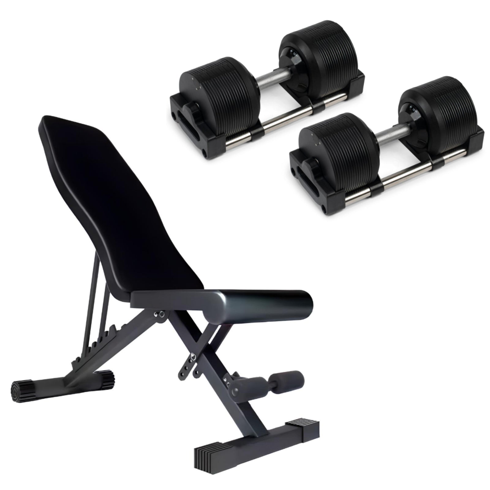 36kg Adjustable Dumbbells Pair with 1kg Increments