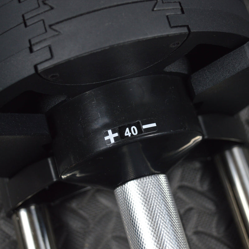 40kg Adjustable Dumbbell Pair 4kg Increments