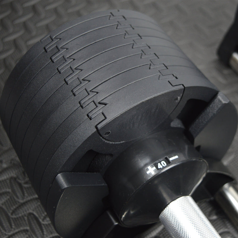40kg Adjustable Dumbbell Pair 4kg Increments