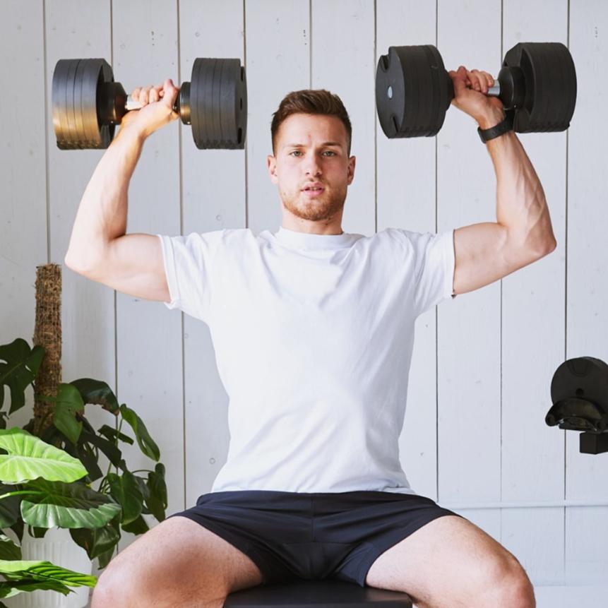 40kg Adjustable Dumbbell Pair 4kg Increments