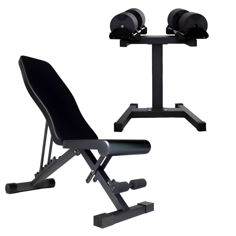 40kg Adjustable Dumbbell Pair 4kg Increments