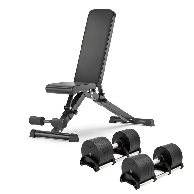 40kg Adjustable Dumbbell Pair 4kg Increments