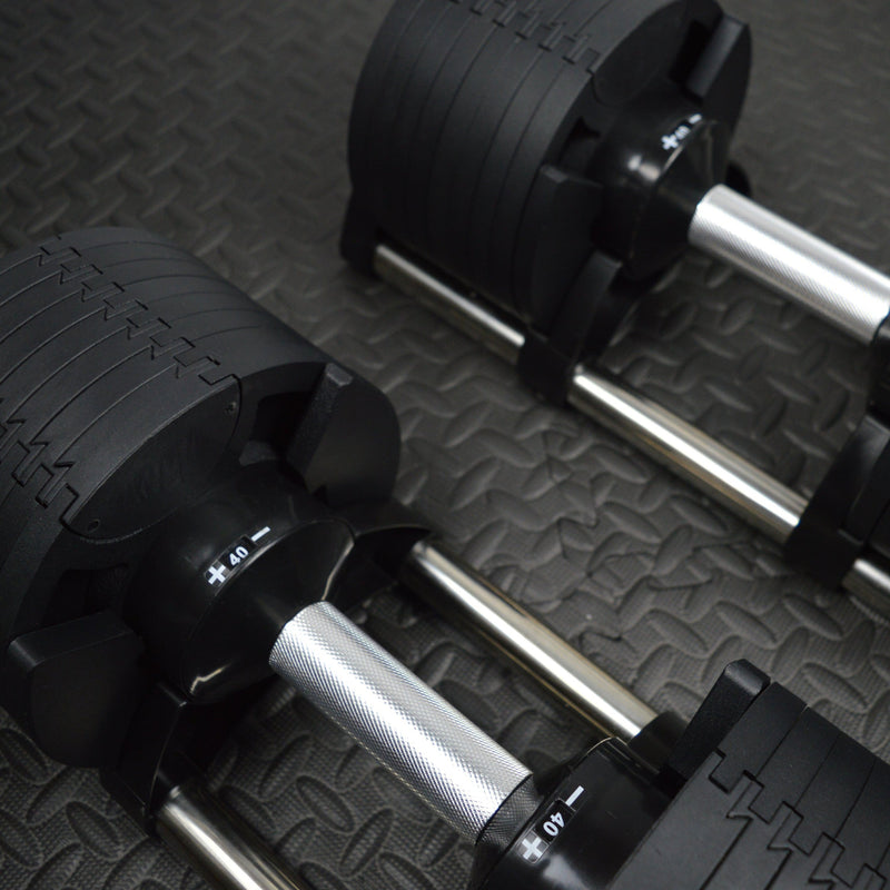 40kg Adjustable Dumbbell Pair 4kg Increments