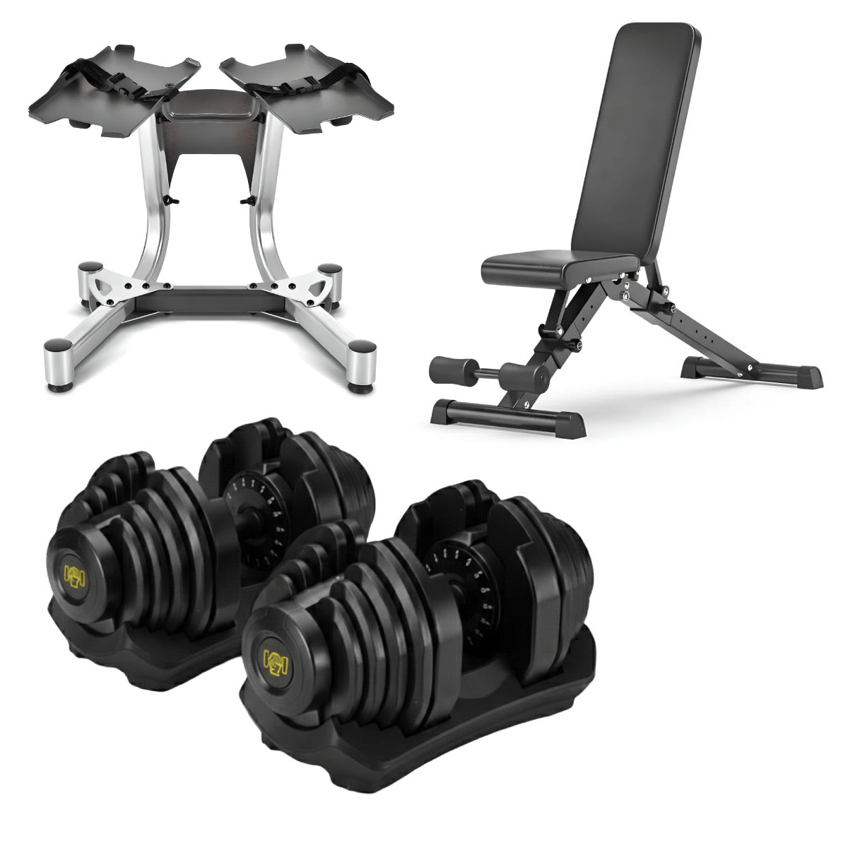 40kg Adjustable Dumbbells Pair (New Colours)