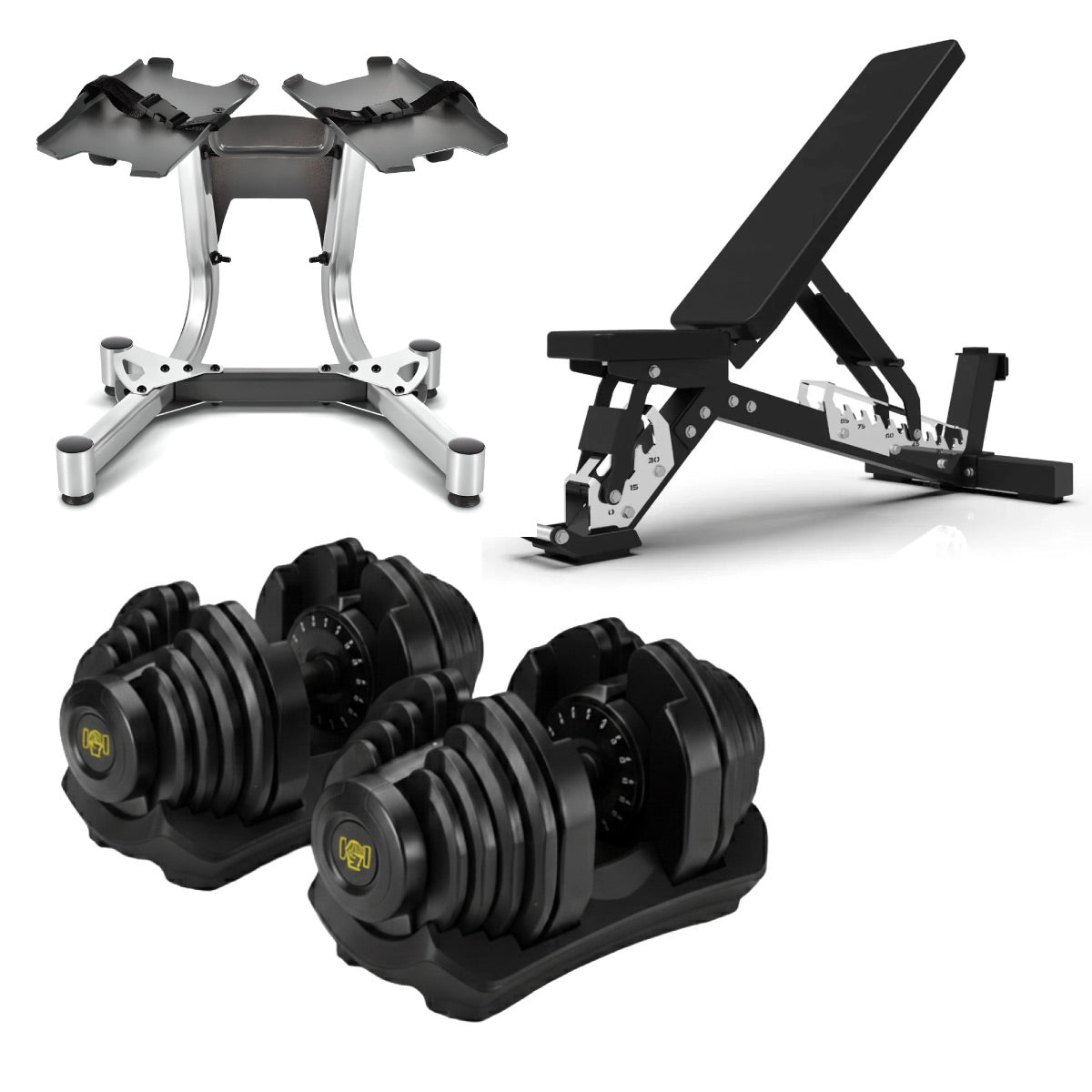 40kg Adjustable Dumbbells Pair (New Colours)