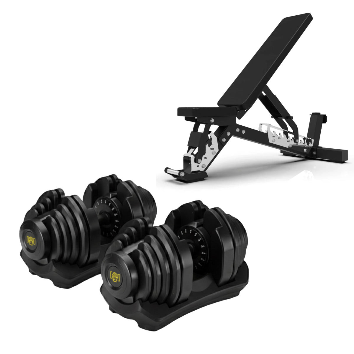40kg Adjustable Dumbbells Pair (New Colours)