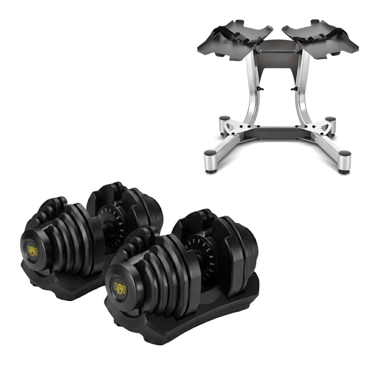 40kg Adjustable Dumbbells Pair (New Colours)