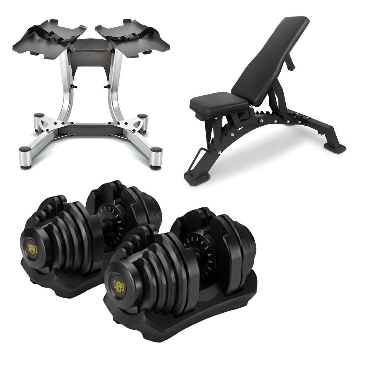 40kg Adjustable Dumbbells Pair (New Colours)