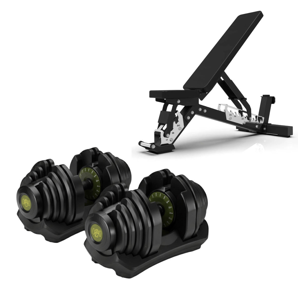 40kg Adjustable Dumbbells Pair (New Colours)