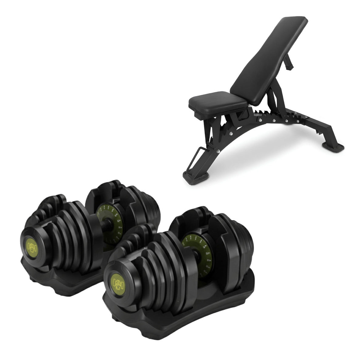 40kg Adjustable Dumbbells Pair (New Colours)