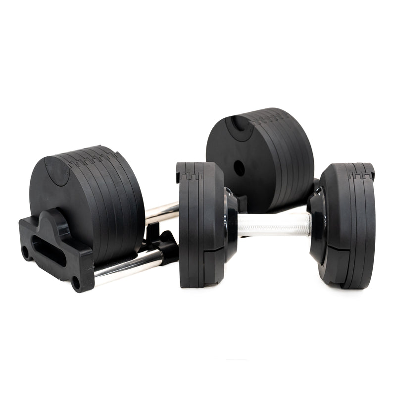 50kg Adjustable Dumbbell Pair 2.5kg Increments