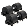 50kg Adjustable Dumbbell Pair 2.5kg Increments