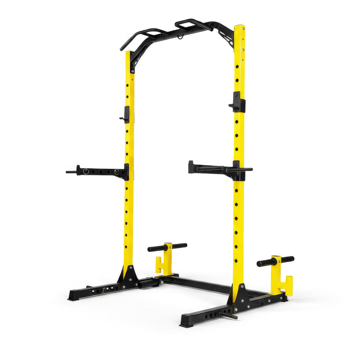 Adjustable Multi-Function Half Rack with Pull-Up Bar