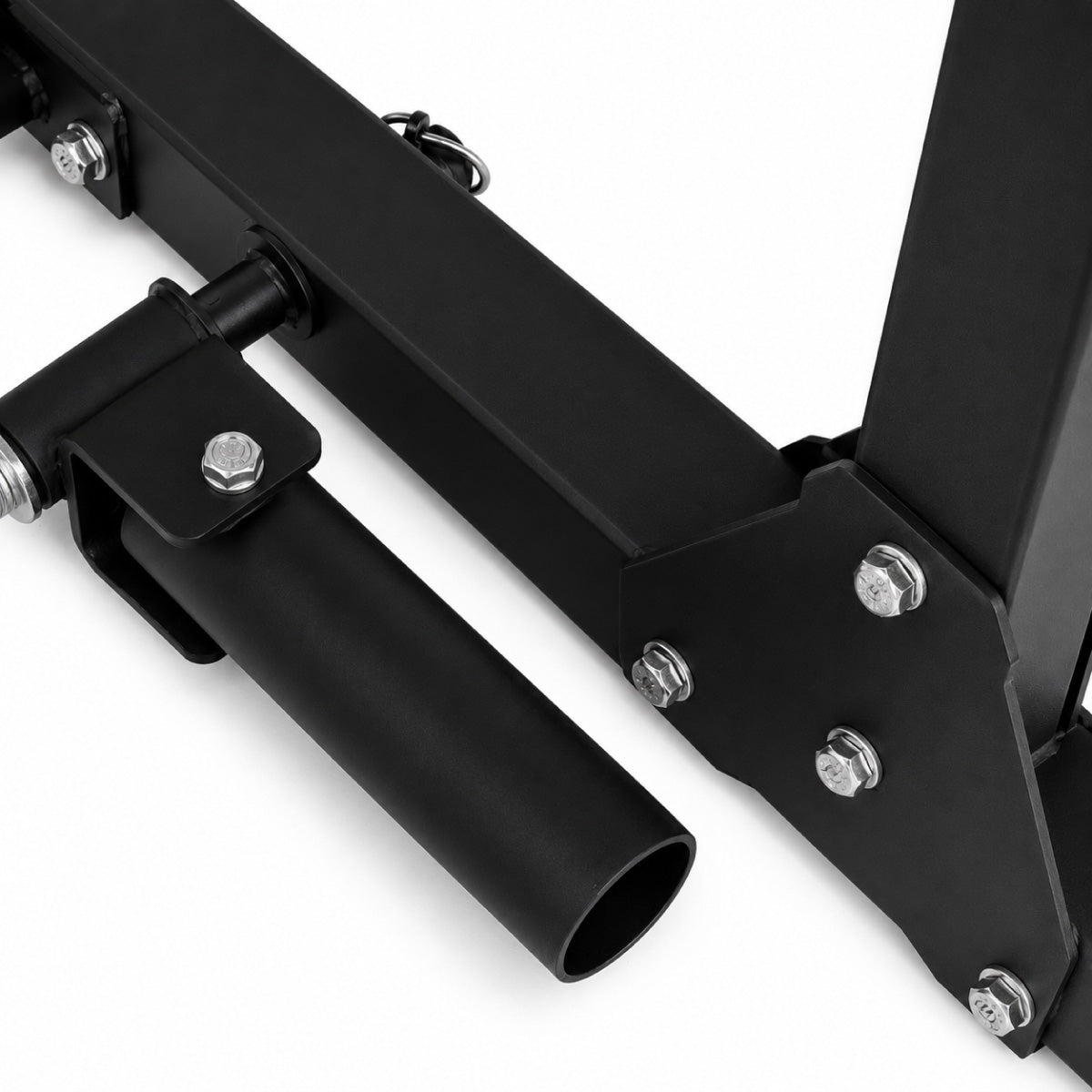 Adjustable Multi-Function Half Rack with Pull-Up Bar