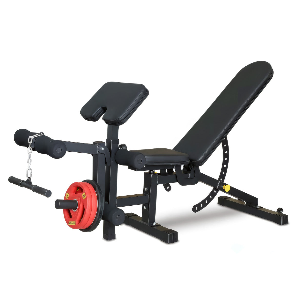 Adjustable Weight Bench with Leg Curl