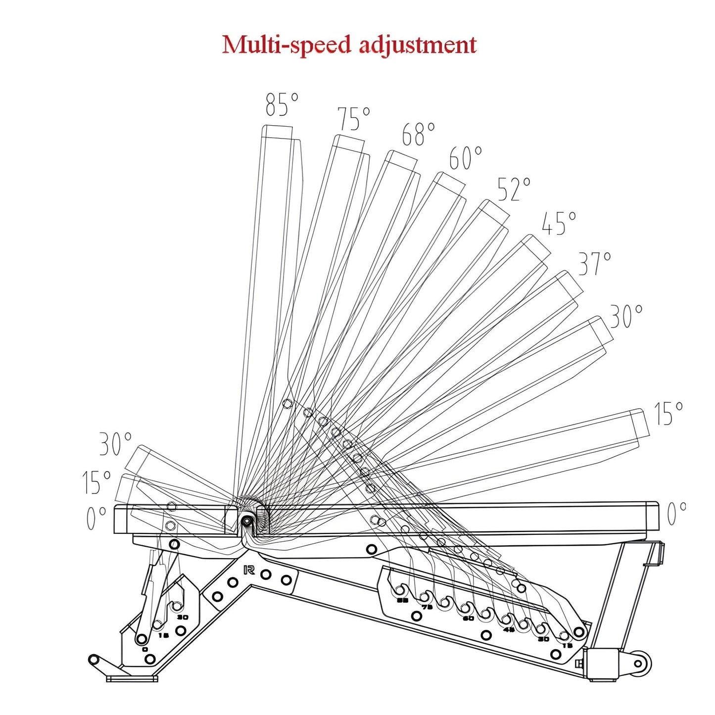Commercial Multifunctional Weight Bench