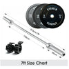 Olympic 2" Barbell 6ft - 7ft