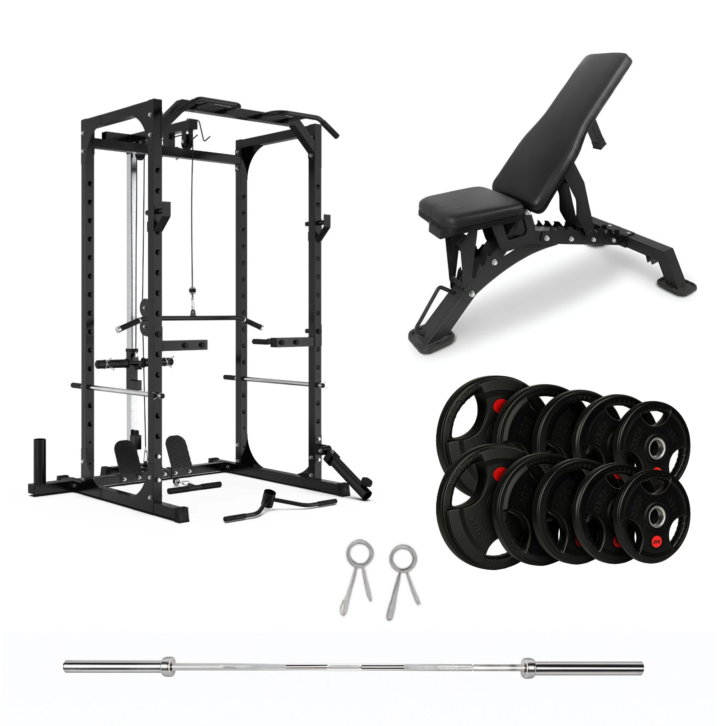 Power Cage with Cable Pulley