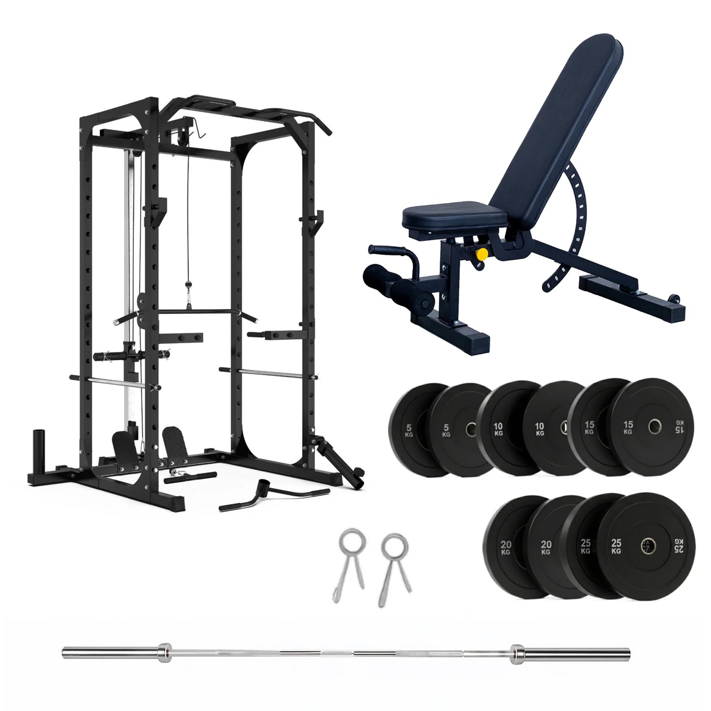 Power Cage with Cable Pulley