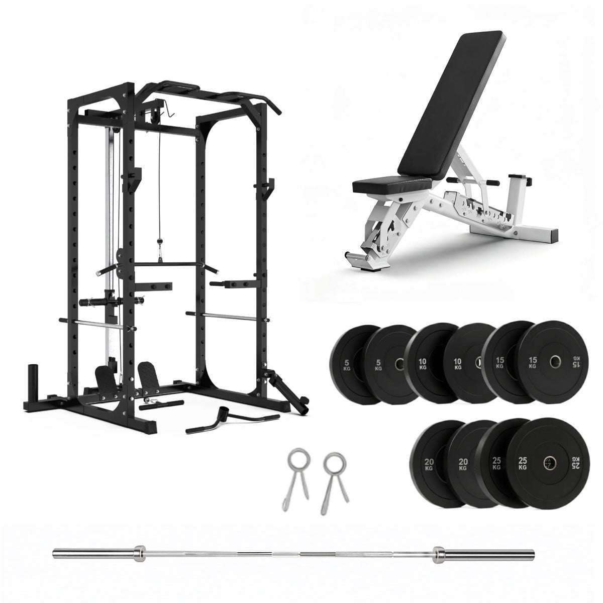Power Cage with Cable Pulley
