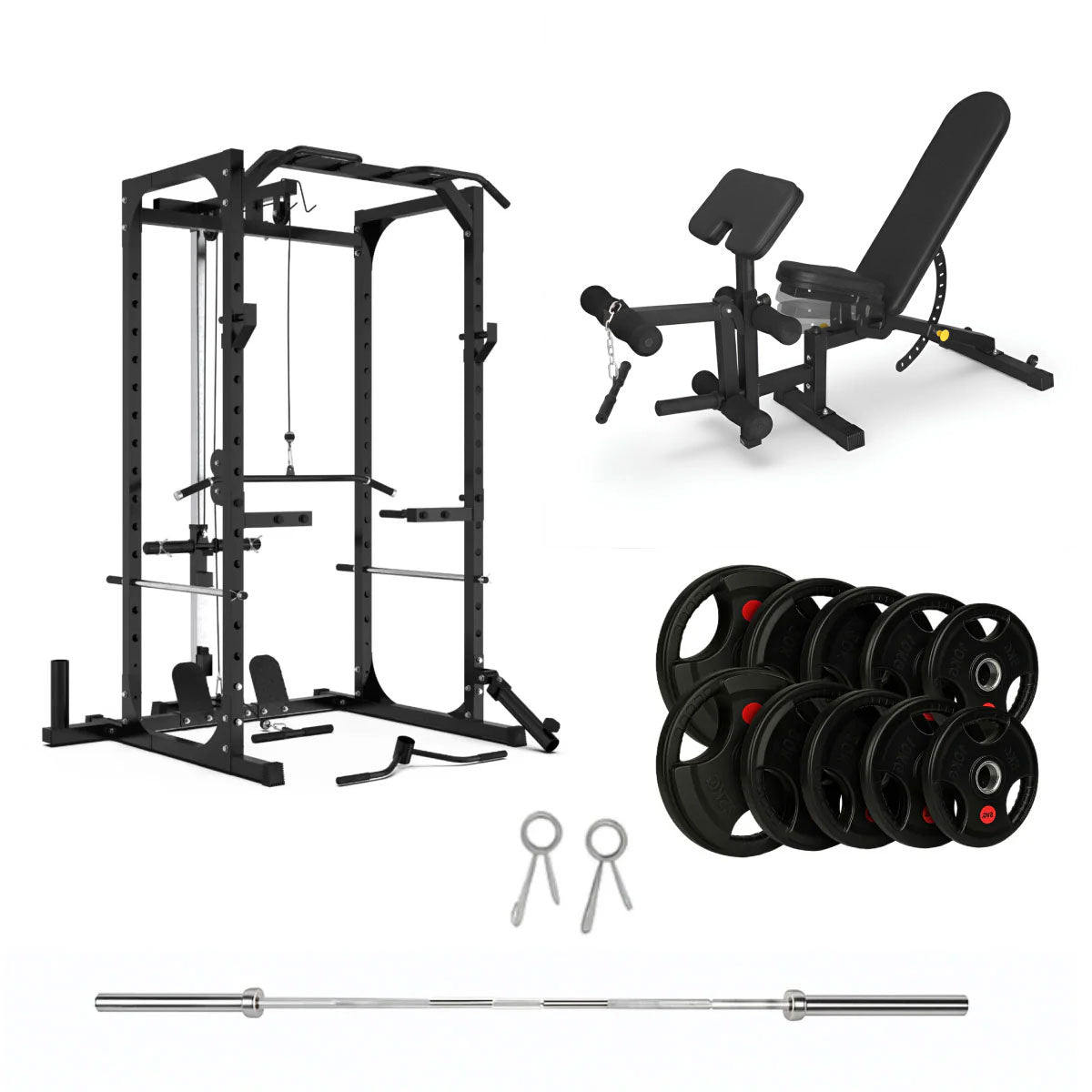Power Cage with Cable Pulley
