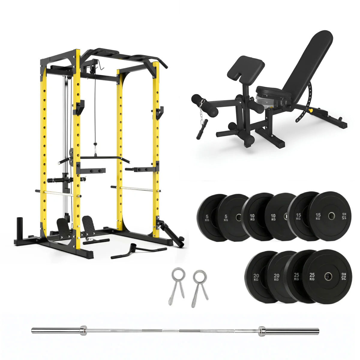 Power Cage with Cable Pulley