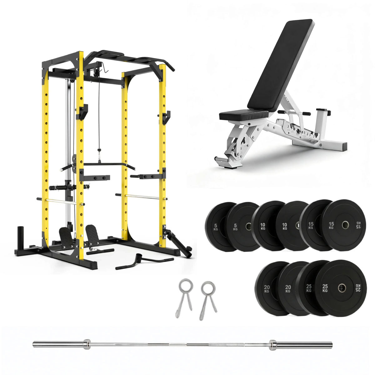 Power Cage with Cable Pulley