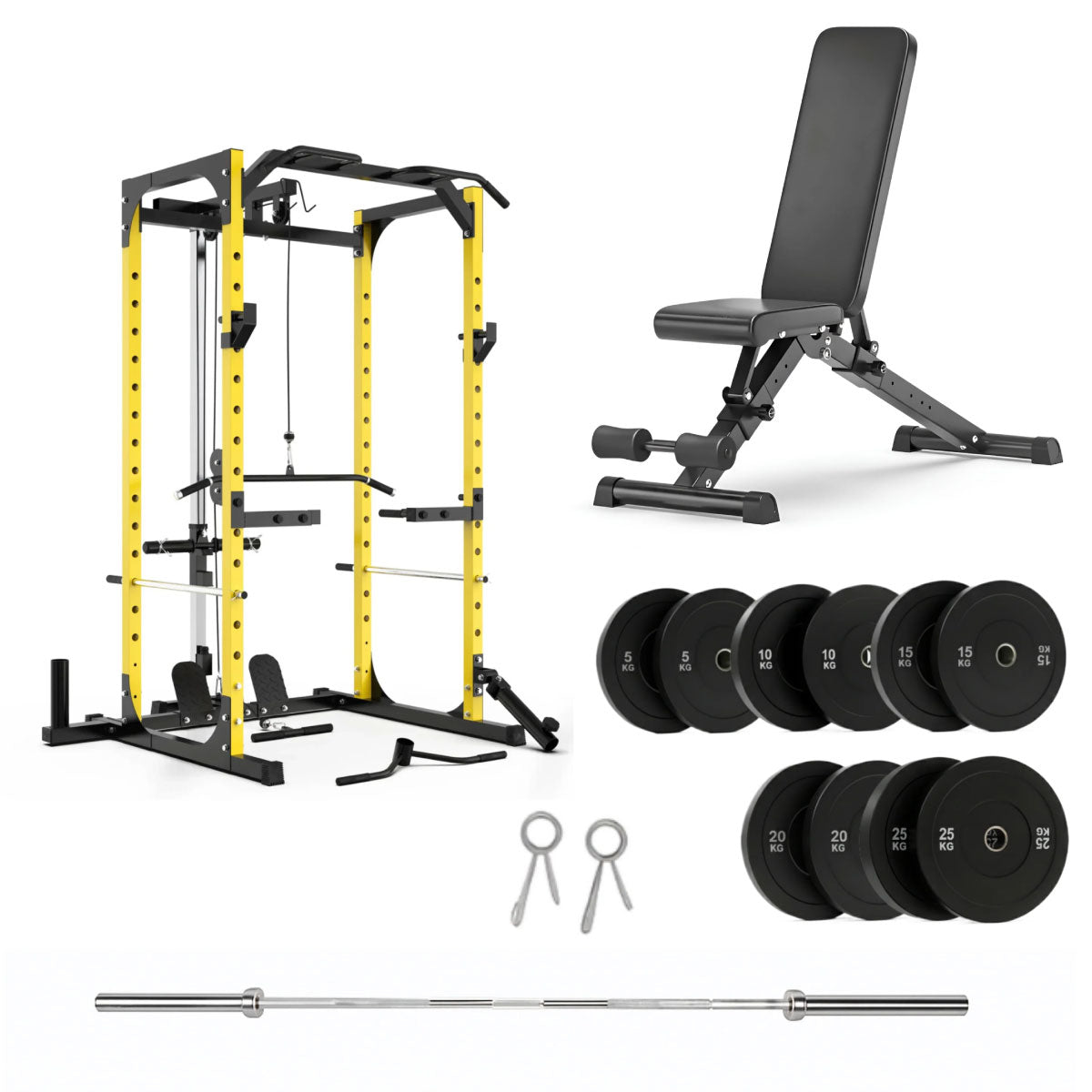 Power Cage with Cable Pulley
