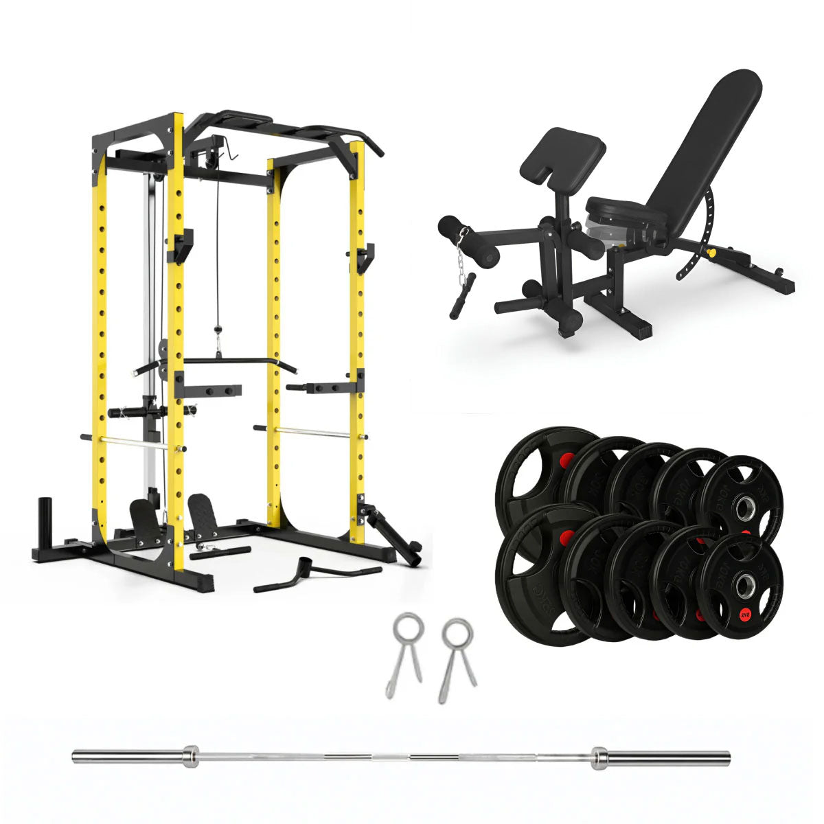 Power Cage with Cable Pulley