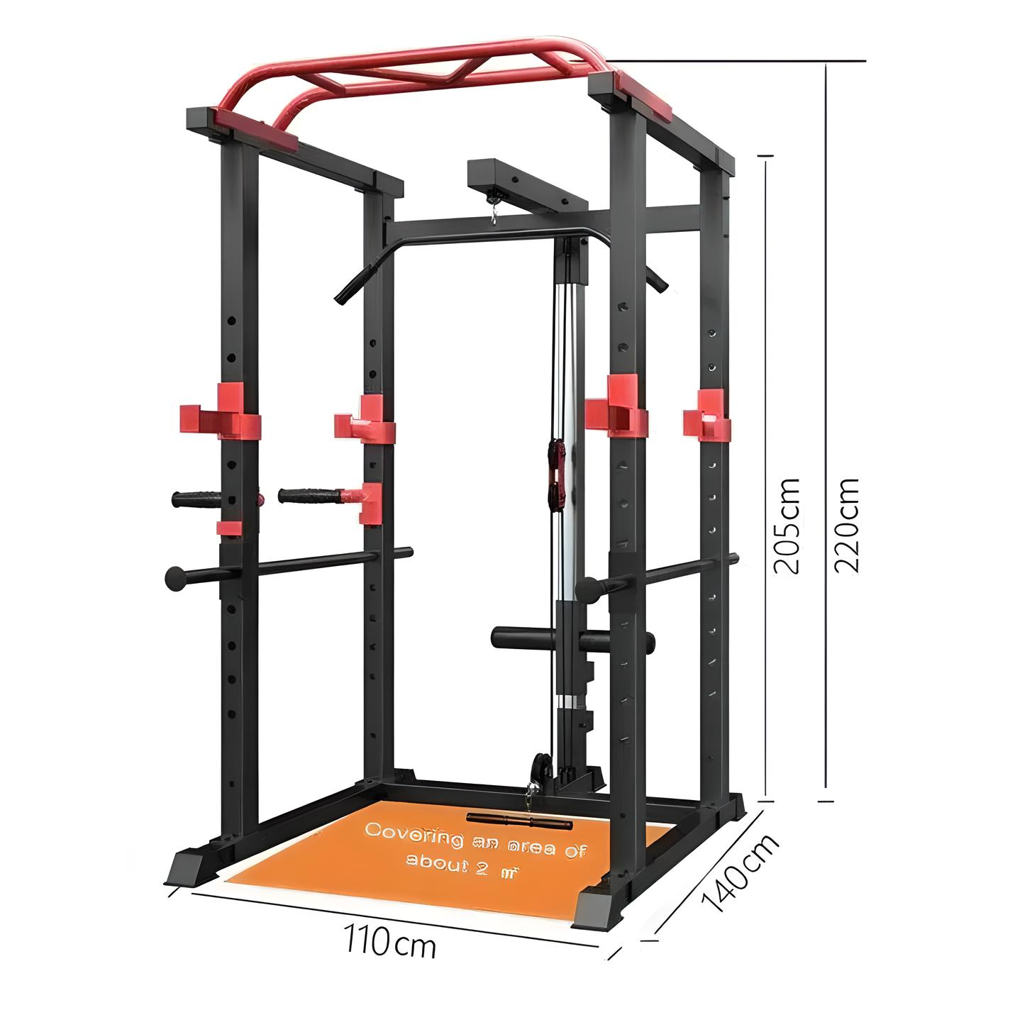 Power Multi Cage With Cable Pulley
