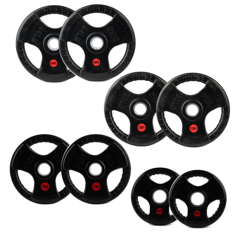 Tri-Grip Olympic Weight Plates