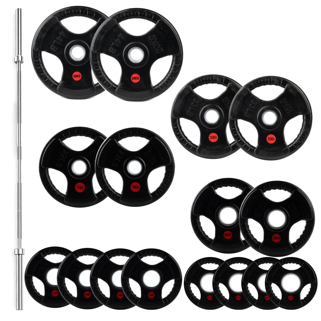 Tri-Grip Olympic Weight Plates