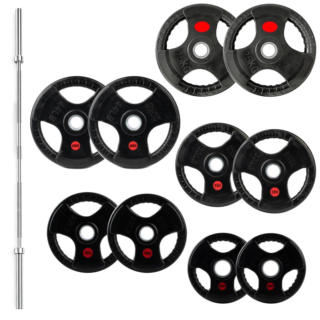 Tri-Grip Olympic Weight Plates