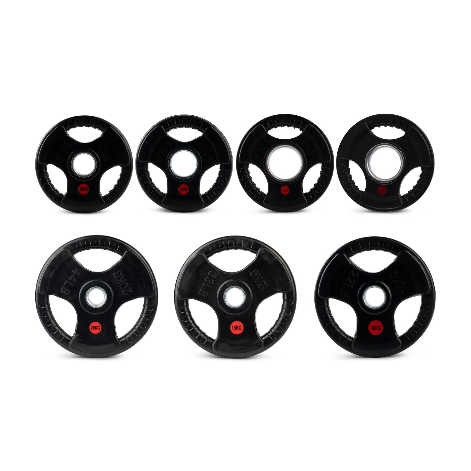 Tri-Grip Olympic Weight Plates